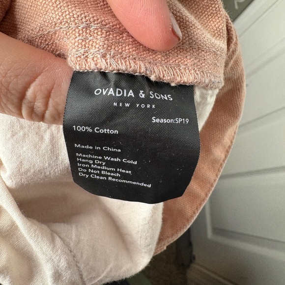 OVADIA AND SONS Mens Pink Carpenter Pants Size 36 Double Enforced‎ Knees Raw Hem - Picture 8 of 8